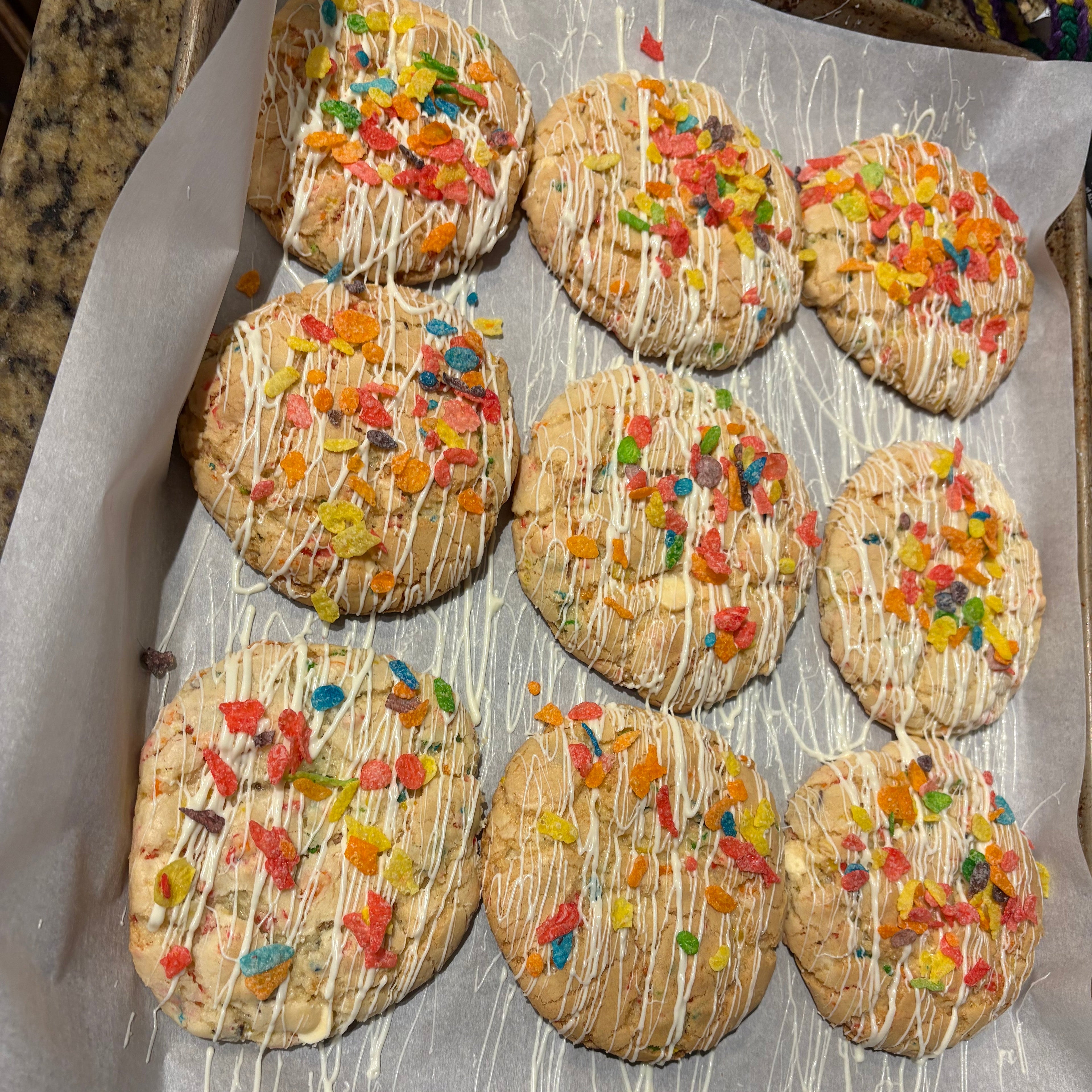 Fruity Pebbles Cookie
